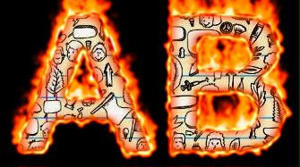 Burning Paper Text Logo Effect 31