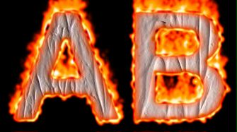 Burning Paper Text Logo Effect 36