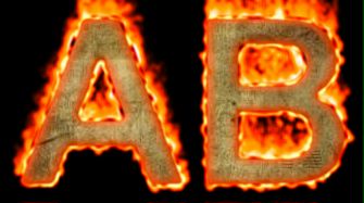 Burning Paper Text Logo Effect 40