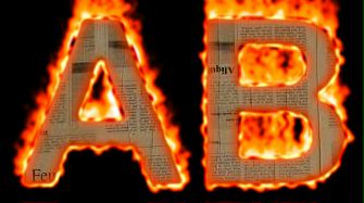 Burning Paper Text Logo Effect 41