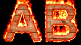 Burning Wood Text Logo Effect 5