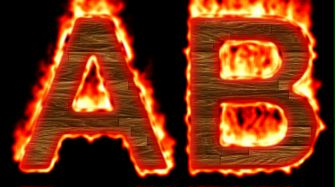Burning Wood Text Logo Effect 6