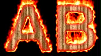 Burning Wood Text Logo Effect 22