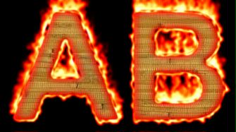 Burning Wood Text Logo Effect 24