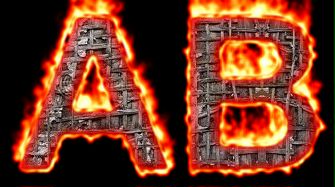 Burning Wood Text Logo Effect 31