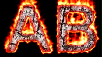 Burning Wood Text Logo Effect 33