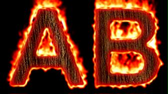 Burning Wood Text Logo Effect 38