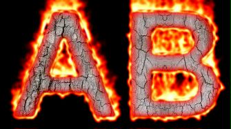 Burning Wood Text Logo Effect 39