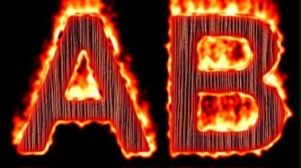 Burning Wood Text Logo Effect 43
