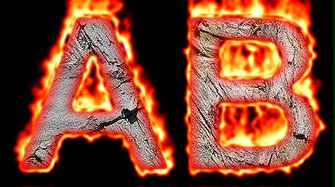 Burning Wood Text Logo Effect 58