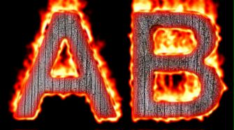 Burning Wood Text Logo Effect 59