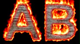 Burning Wood Text Logo Effect 61