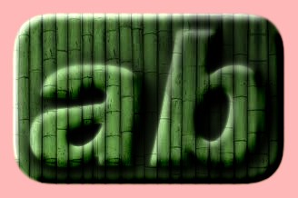 Embossed Bamboo Text Effect 004