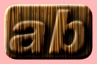 Embossed Bamboo Text Effect 005