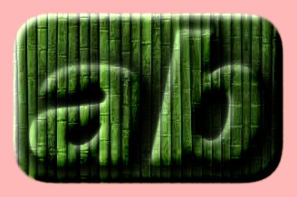Embossed Bamboo Text Effect 008