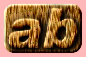 Embossed Bamboo Text Effect 011