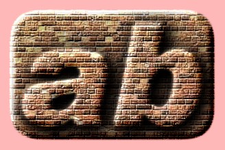 Embossed Brick Text Effect 005