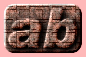 Embossed Brick Text Effect 007