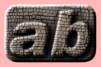 Embossed Brick Text Effect 010