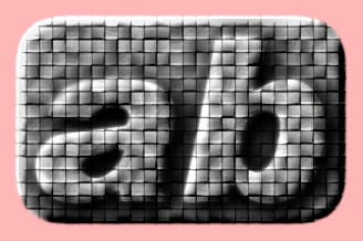 Embossed Brick Text Effect 011