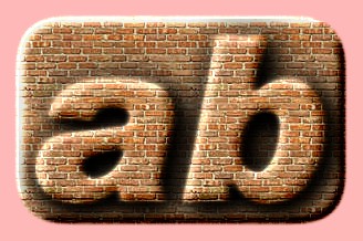 Embossed Brick Text Effect 024