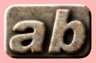 Embossed Concrete Text Effect 008