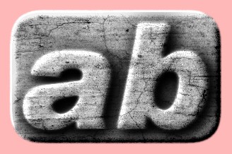 Embossed Concrete Text Effect 032