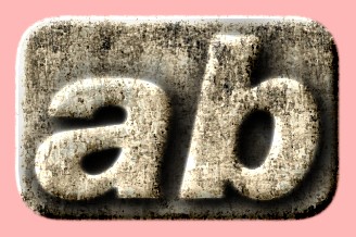 Embossed Concrete Text Effect 037