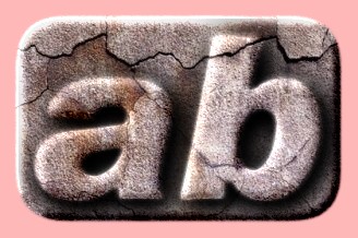 Embossed Cracked Text Effect 004