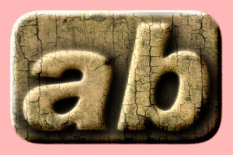 Embossed Cracked Text Effect 006