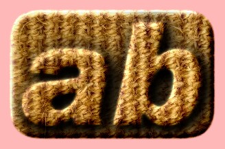 Embossed Fabric Text Effect 003