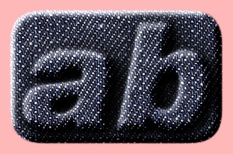 Embossed Fabric Text Effect 005