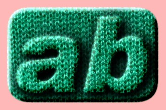 Embossed Fabric Text Effect 006