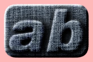 Embossed Fabric Text Effect 012