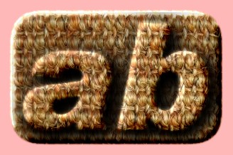 Embossed Fabric Text Effect 015
