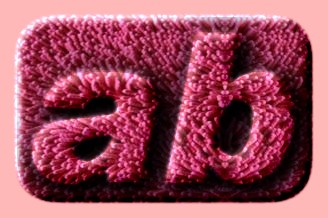 Embossed Fabric Text Effect 022