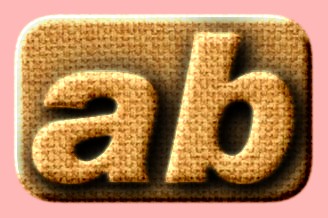 Embossed Fabric Text Effect 023