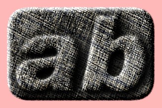 Embossed Fabric Text Effect 024