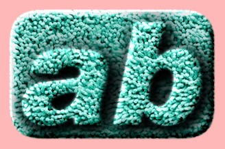 Embossed Fabric Text Effect 025