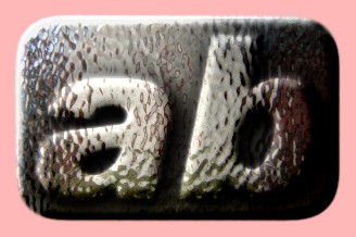 Embossed Glass Text Effect 005