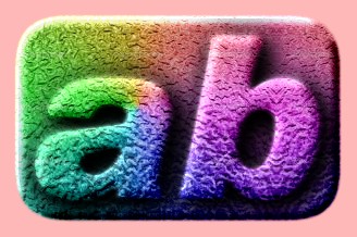 Embossed Glass Text Effect 021