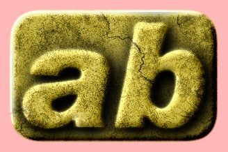Embossed Golden Text Effect 011