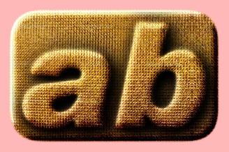 Embossed Golden Text Effect 017