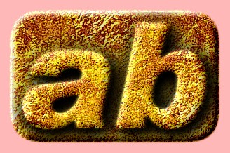 Embossed Golden Text Effect 024