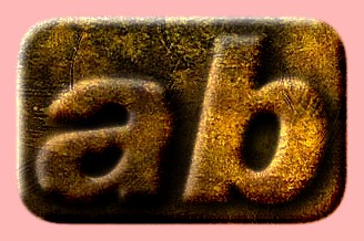 Embossed Golden Text Effect 025