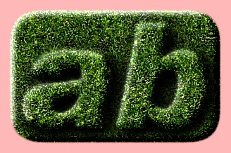 Embossed Grass Text Effect 002
