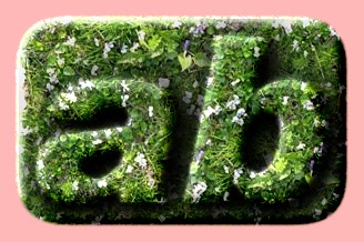 Embossed Grass Text Effect 003