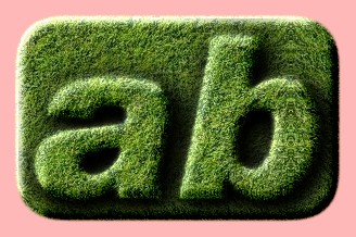 Embossed Grass Text Effect 009