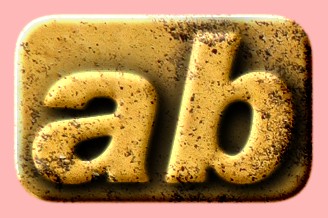 Embossed Grunge Text Effect 007