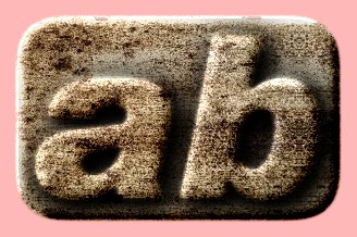 Embossed Grunge Text Effect 044